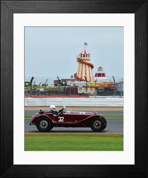Framed Print : CM20 2710 Niklas Halusa, Alfa Romeo 8C