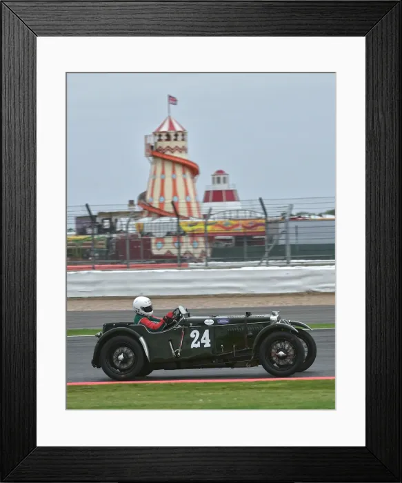 Framed Print : CM20 2709 Theo Hunt, Frazer Nash TT replica Framed Print : CM20 2709 Theo Hunt, Frazer Nash TT replica