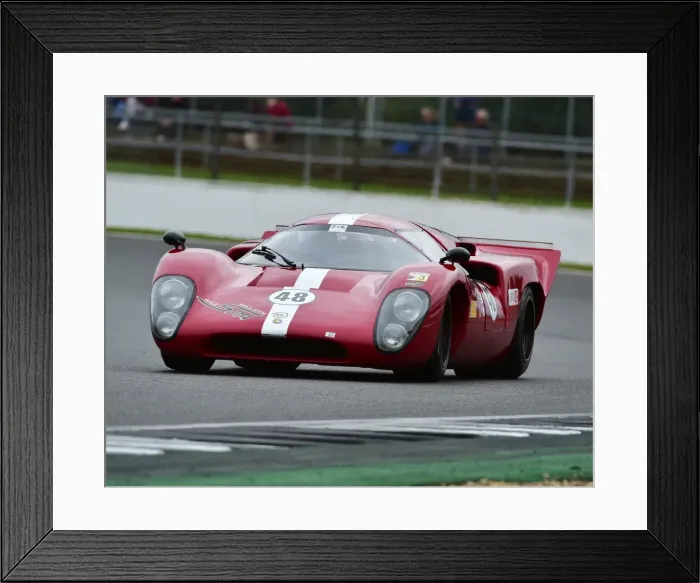 Framed Print : CM20 3374 Dan Gibson, Lola T70 MK3B Framed Print : CM20 3374 Dan Gibson, Lola T70 MK3B