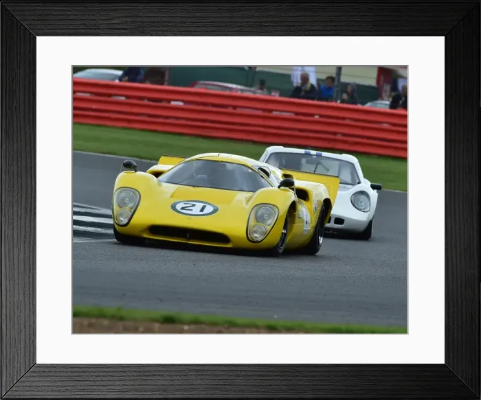 Framed Print : CM20 3252 Steve Tandy, Joe Osborne, Lola T70 MK3B Framed Print : CM20 3252 Steve Tandy, Joe Osborne, Lola T70 MK3B