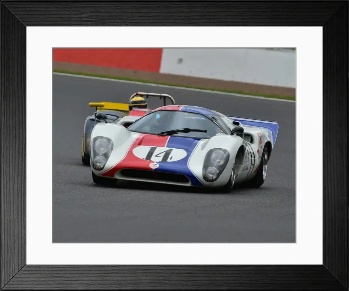 Framed Print : CM20 3260 Oliver Bryant, Lola T70 MK3B Framed Print : CM20 3260 Oliver Bryant, Lola T70 MK3B