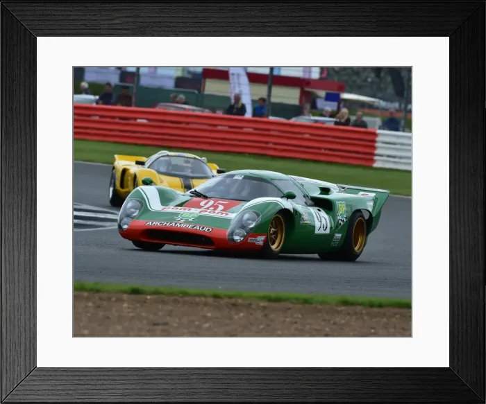 Framed Print : CM20 3243 Gary Culver, Lola T70 MK3B Framed Print : CM20 3243 Gary Culver, Lola T70 MK3B