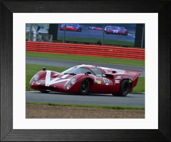 Framed Print : CM20 3236 Paul Gibson, Chris Ward, Lola T70 MK3B Framed Print : CM20 3236 Paul Gibson, Chris Ward, Lola T70 MK3B