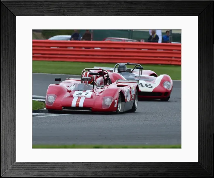 Framed Print : CM20 3232 Nick Pink, Richard Attwood, Lola T210 Framed Print : CM20 3232 Nick Pink, Richard Attwood, Lola T210