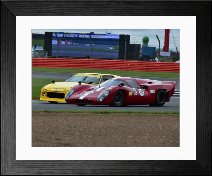 Framed Print : CM20 3229 Dan Gibson, Lola T70 MK3B, James Hanson, Paul Pochciol, De Tomaso Pantera Framed Print : CM20 3229 Dan Gibson, Lola T70 MK3B, James Hanson, Paul Pochciol, De Tomaso Pantera