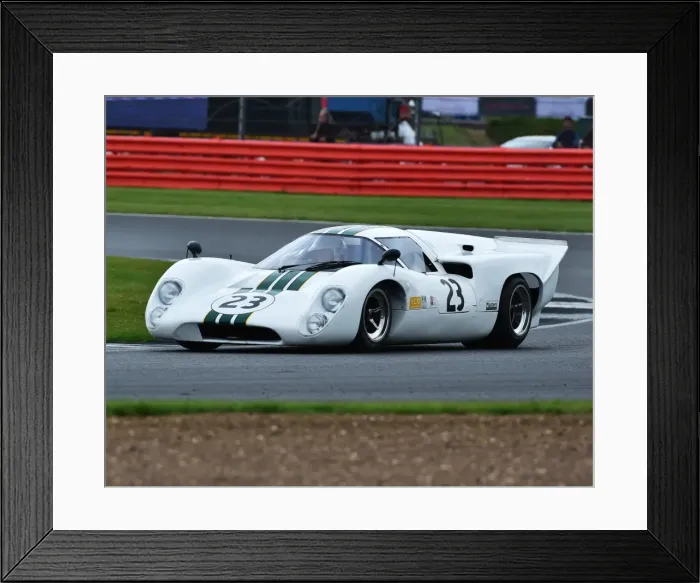Framed Print : CM20 3216 Gary Pearson, Lola T70 MK3B Framed Print : CM20 3216 Gary Pearson, Lola T70 MK3B