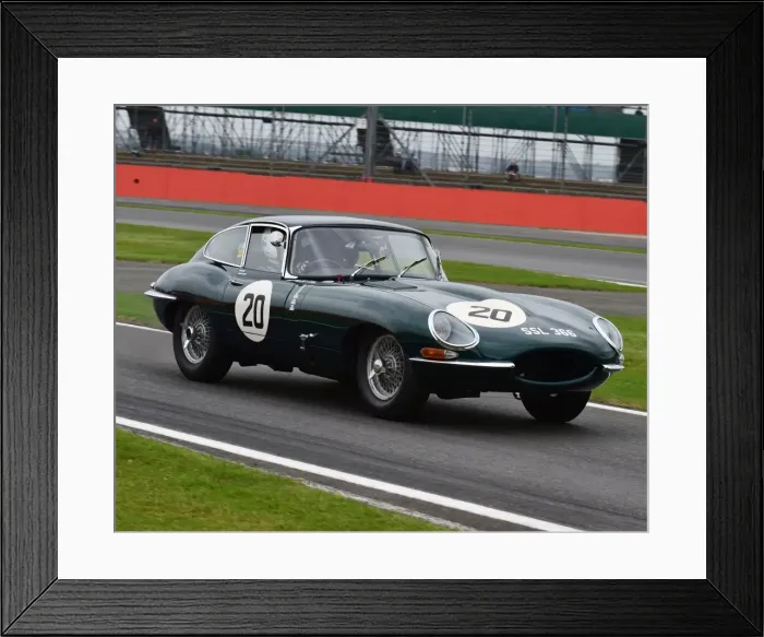 Framed Print : CM20 2344 David Hall, Jaguar E-Type Framed Print : CM20 2344 David Hall, Jaguar E-Type