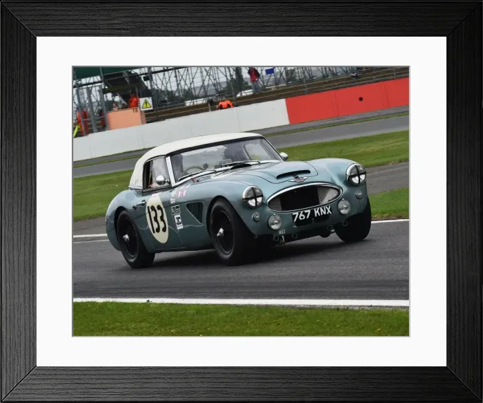 Framed Print : CM20 2347 Alex Bell, Austin Healey 3000 Framed Print : CM20 2347 Alex Bell, Austin Healey 3000