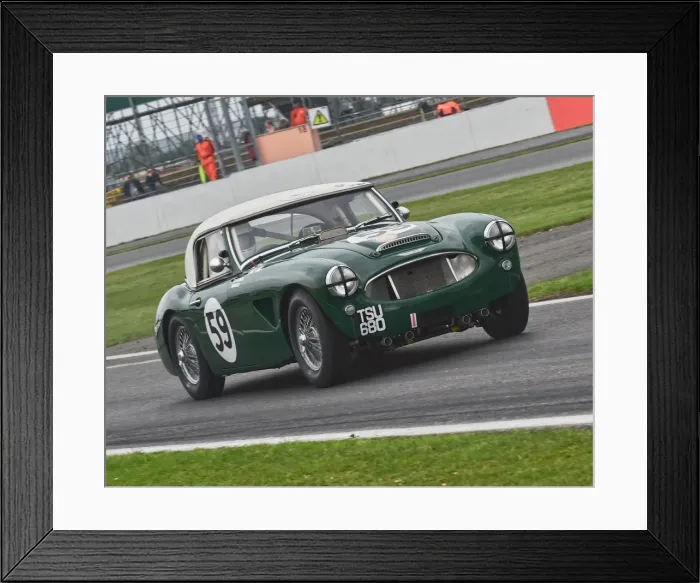 Framed Print : CM20 2349 Mark Midgley, Tony Worthington, Austin Healey 3000 Mk3 Framed Print : CM20 2349 Mark Midgley, Tony Worthington, Austin Healey 3000 Mk3