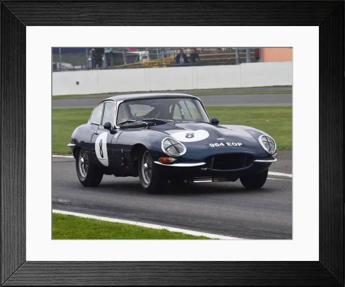 Framed Print : CM20 2312 John Clark, Jaguar E-Type FHC Framed Print : CM20 2312 John Clark, Jaguar E-Type FHC