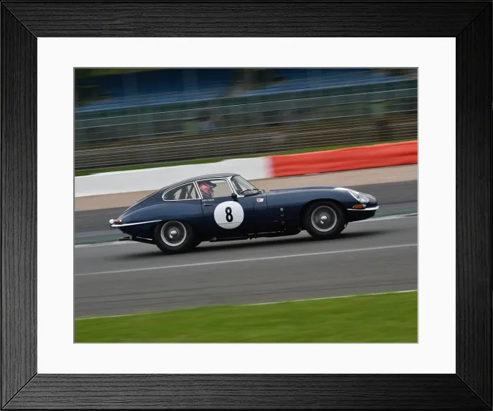 Framed Print : CM20 2366 John Clark, Jaguar E-Type FHC Framed Print : CM20 2366 John Clark, Jaguar E-Type FHC