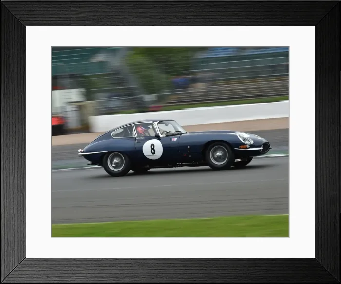 Framed Print : CM20 2397 John Clark, Jaguar E-Type FHC Framed Print : CM20 2397 John Clark, Jaguar E-Type FHC
