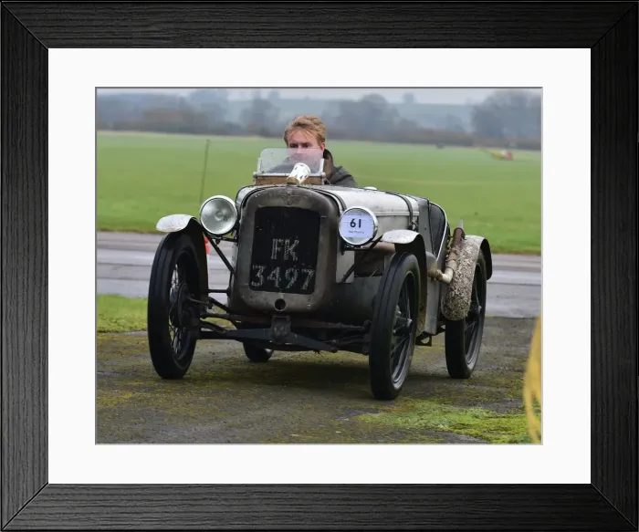Framed Print : CM22 1171 Tom Waterfield, Austin 7 Ulster Replica Framed Print : CM22 1171 Tom Waterfield, Austin 7 Ulster Replica