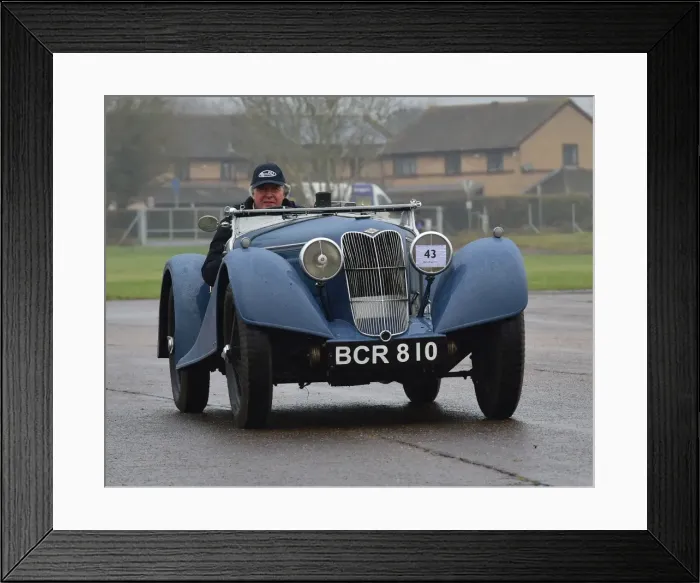 Framed Print : CM22 1092 Nicholas Lees, Riley Sprite 2 Seater