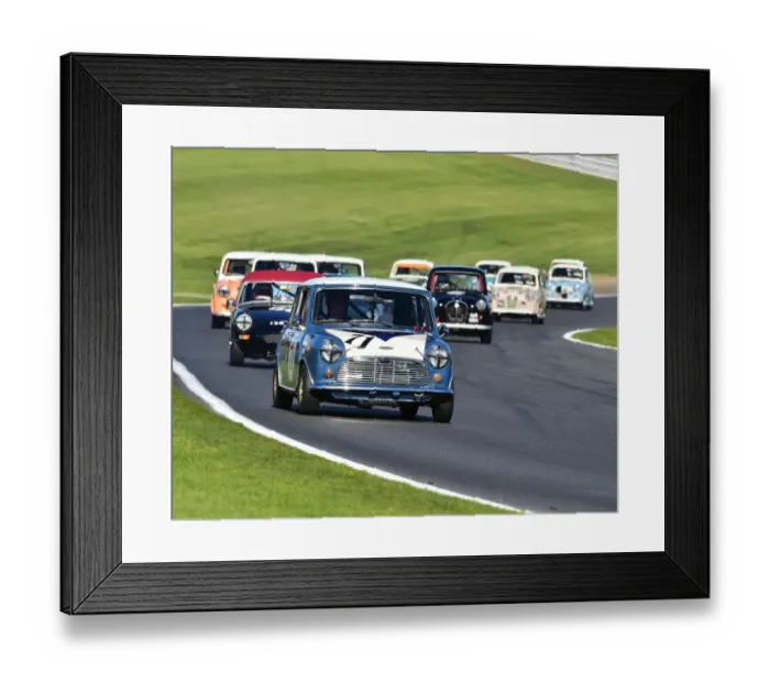 Framed Print : CM18 6645 Tim Harber, Austin Mini Framed Print : CM18 6645 Tim Harber, Austin Mini