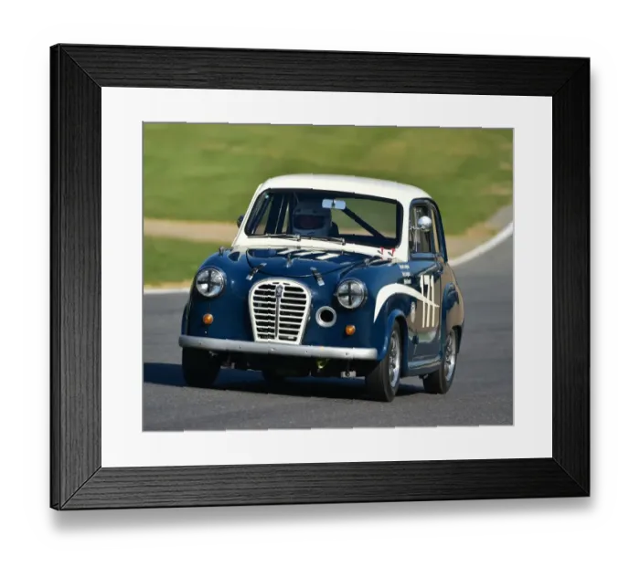 Framed Print : CM18 5760 Rory Longdon, Austin A35 Academy