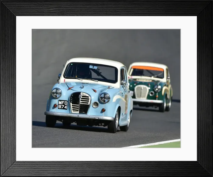 Framed Print : CM18 5754 Bruce Chapman, Austin A35 Academy Framed Print : CM18 5754 Bruce Chapman, Austin A35 Academy