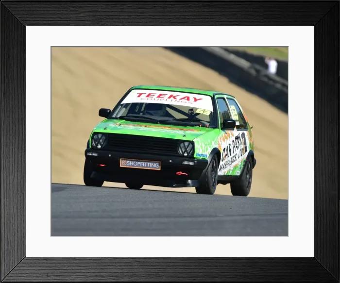 Framed Print : CM18 5726 Dan Gibbs, VW Golf GTi Mk2