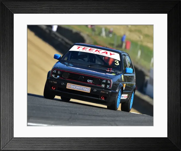 Framed Print : CM18 5731 Brian Reed, VW Golf GTi Mk2 Framed Print : CM18 5731 Brian Reed, VW Golf GTi Mk2
