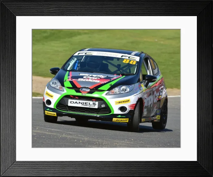 Framed Print : CM18 6129 John Cooper, Ford Fiesta Zetec S Framed Print : CM18 6129 John Cooper, Ford Fiesta Zetec S