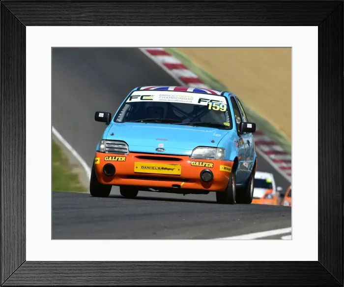 Framed Print : CM18 6250 Colin Newbold, Ford Fiesta Si Framed Print : CM18 6250 Colin Newbold, Ford Fiesta Si
