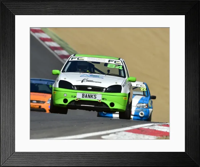 Framed Print : CM18 6251 Sean Banks, Ford Fiesta Zetec Framed Print : CM18 6251 Sean Banks, Ford Fiesta Zetec