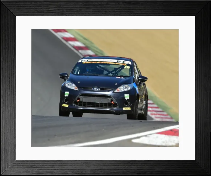 Framed Print : CM18 6266 Tim Glover, Ford Fiesta Zetec S Framed Print : CM18 6266 Tim Glover, Ford Fiesta Zetec S