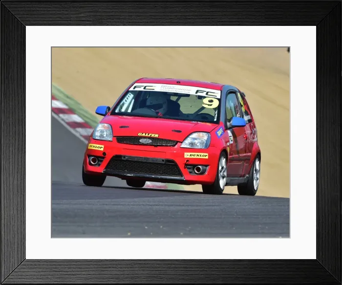 Framed Print : CM18 6310 Nick Sanderson, Ford Fiesta ST