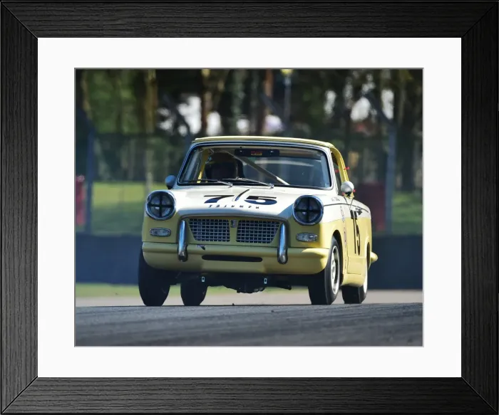 Framed Print : CM18 6448 Julian Grindall, Darryl Davis, Triumph Herald Coupe Framed Print : CM18 6448 Julian Grindall, Darryl Davis, Triumph Herald Coupe