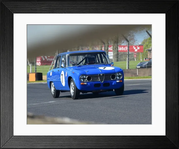 Framed Print : CM18 5645 Frank Slevin, Paul Mullen, Alfa Romeo Giulia Ti Super Framed Print : CM18 5645 Frank Slevin, Paul Mullen, Alfa Romeo Giulia Ti Super