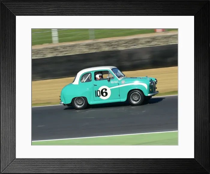 Framed Print : CM18 5527 Nick Powell, Austin A35 Academy Framed Print : CM18 5527 Nick Powell, Austin A35 Academy