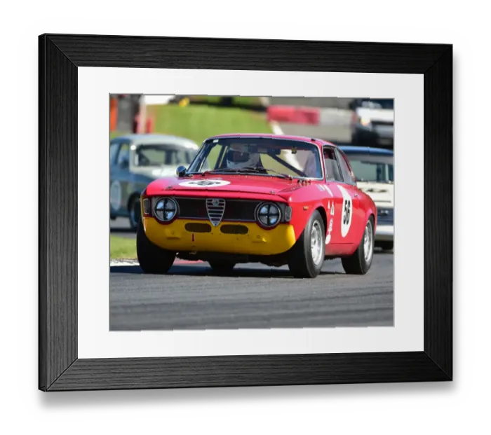 Framed Print : CM18 6405 David Alexander, Richard Fores, Alfa Romeo Sprint GT Framed Print : CM18 6405 David Alexander, Richard Fores, Alfa Romeo Sprint GT