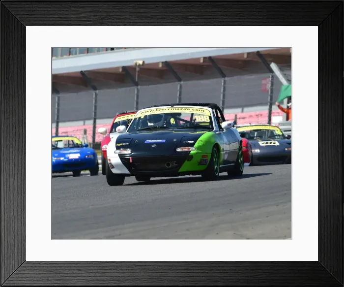 Framed Print : CM18 5948 Johnathan Clements, Mazda MX-5