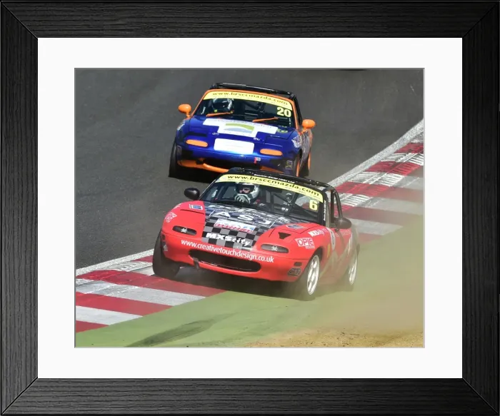 Framed Print : CM18 6061 Jack Warry, Adam Craig, Mazda MX-5s