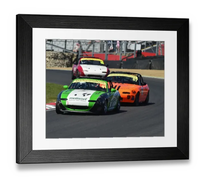 Framed Print : CM18 5985 Stuart Brittle, Simon Orange, Mazda MX-5s Framed Print : CM18 5985 Stuart Brittle, Simon Orange, Mazda MX-5s