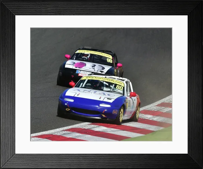 Framed Print : CM18 6063 Anthony Hutchins, Patrick Collins, Mazda MX-5s Framed Print : CM18 6063 Anthony Hutchins, Patrick Collins, Mazda MX-5s