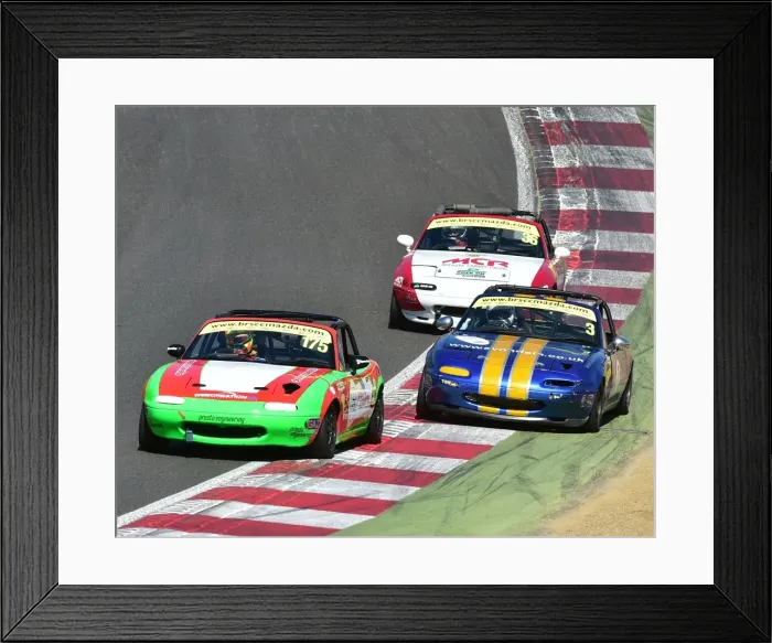 Framed Print : CM18 6075 Patrick Lay, Simon Baldwin, Mazda MX-5s Framed Print : CM18 6075 Patrick Lay, Simon Baldwin, Mazda MX-5s