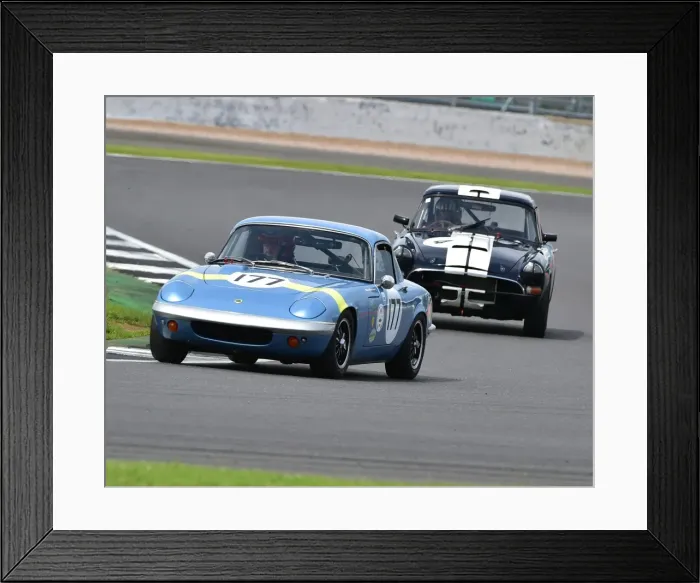 Framed Print : CM19 3151 Barry Davison, Lotus Elan S3