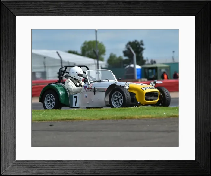 Framed Print : CM19 2509 Teifion Salisbury, Lotus Seven S2 Framed Print : CM19 2509 Teifion Salisbury, Lotus Seven S2