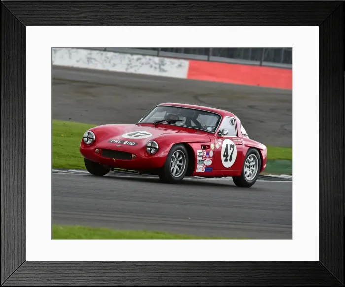 Framed Print : CM19 2719 Malcolm Paul, Rick Bourne, TVR Grantura Mk III Framed Print : CM19 2719 Malcolm Paul, Rick Bourne, TVR Grantura Mk III