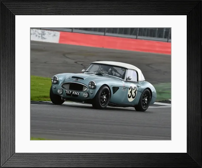 Framed Print : CM19 2713 Alex Bell, Julian Thomas, Austin Healey 3000 Framed Print : CM19 2713 Alex Bell, Julian Thomas, Austin Healey 3000