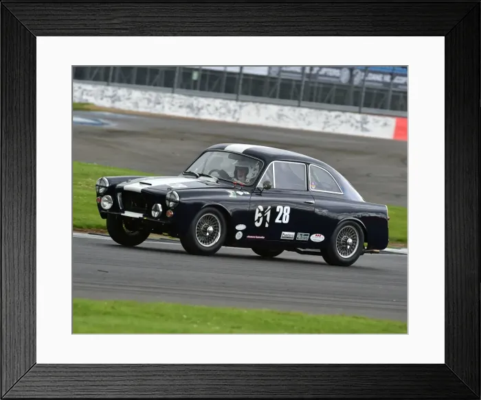 Framed Print : CM19 2707 Bob Binfield, Sam Binfield, Gilbern 1800 GT