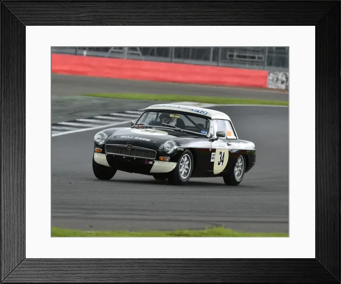 Framed Print : CM19 2734 Brian Lambert, Barbara Lambert, MGB Framed Print : CM19 2734 Brian Lambert, Barbara Lambert, MGB