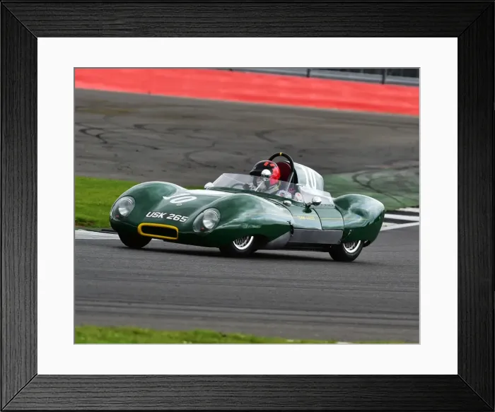 Framed Print : CM19 2702 Rick Haythornthwaite, Andy Keith-Lucas, Lotus 11 Mk1