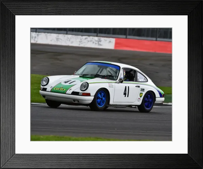 Framed Print : CM19 2690 Steve Jones, Robert Barrie, Porsche 911