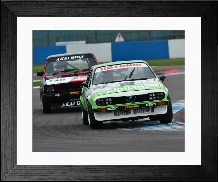Framed Print : CM18 8453 Paul Clayson, Alfa Romeo GTV6 Framed Print : CM18 8453 Paul Clayson, Alfa Romeo GTV6