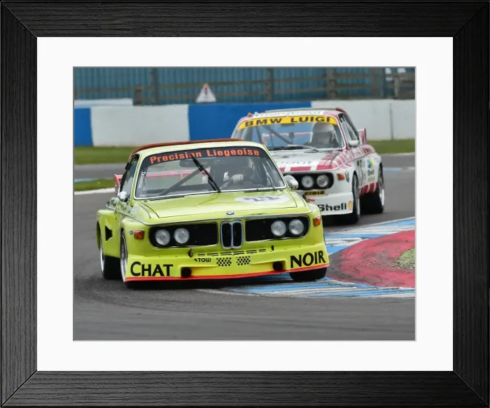 Framed Print : CM18 8435 Dominik Roschmann, BMW 3 litre CSL Framed Print : CM18 8435 Dominik Roschmann, BMW 3 litre CSL