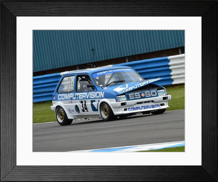 Framed Print : CM18 8586 Patrick Watts, Nick Swift, MG Metro Turbo Framed Print : CM18 8586 Patrick Watts, Nick Swift, MG Metro Turbo