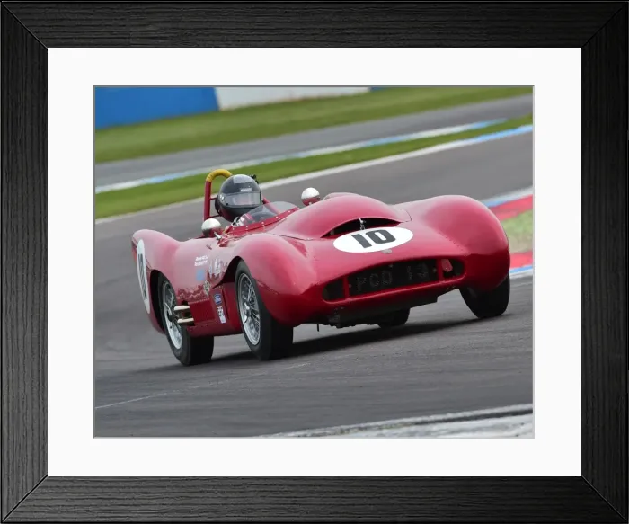 Framed Print : CM19 0365 Malcolm Paul, Rick Bourne, Lotus Mk10 Framed Print : CM19 0365 Malcolm Paul, Rick Bourne, Lotus Mk10