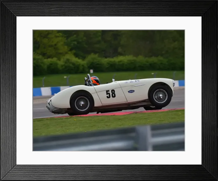 Framed Print : CM19 0482 Jason Minshaw, Graeme Dodd, Austin Healey 100 Le Mans Framed Print : CM19 0482 Jason Minshaw, Graeme Dodd, Austin Healey 100 Le Mans